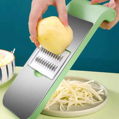 5in1 Vegetable Stainless Steel Cutter (with Box Packing)